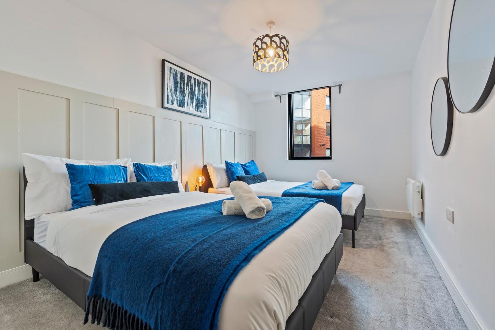 Apartment Luxury 2 Bed, Free Wi-fi And Paid Parking